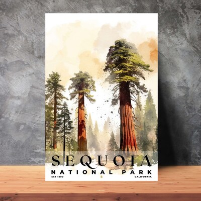 Sequoia National Park Poster, Travel Art, Office Poster, Home Decor | S4 - image2
